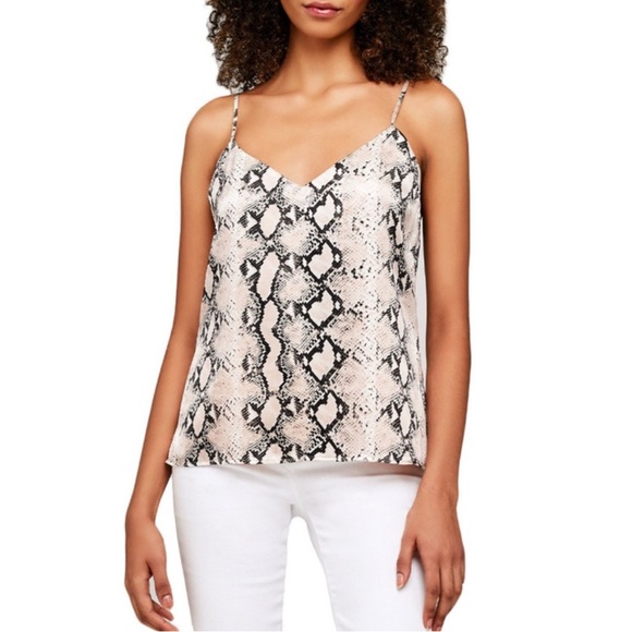 L'AGENCE Tops - L'AGENCE Jane Silk Camisole Tank Top | Python Animal Print  |Women’s Size XS